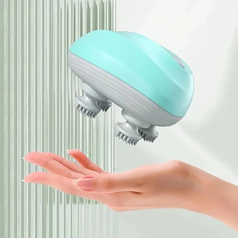 Scalp Massager for Massaging Scalp Tissue,Head Cat Claw Massager for Refreshing, Kneading Nodes, Portable Hair Scraper for Rela