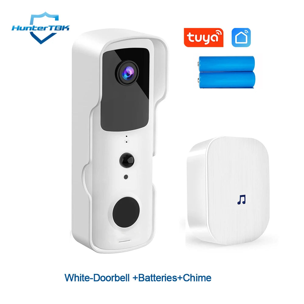 1080P WIFI Video Doorbell Tuya Smart Home Door Bell Wireless Security Camera Doorbell SmartLife APP PIR Motion Detection
