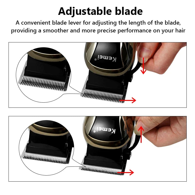 2021 New Hair Trimmer Electric Hair Clipper Professional Shaver Beard Barber 0mm Men Hair Cutting Machine For Men Haircut Style