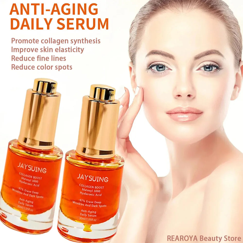 Retinol Wrinkle Remover Face Serum Instant Firming Lifting Anti-Aging Liquid Fade Fine Lines Whitening Korean Skin Care Products