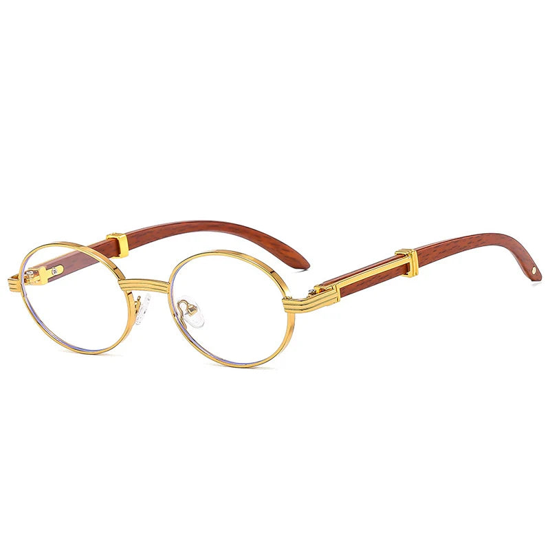 SO&EI Retro Oval Men Sunglasses Fashion Brand Designer Clear Gradient Lens Eyewear Women Luxury Sun Glasses Shades UV400