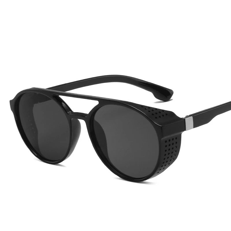 Steampunk Sunglasses Women Men Vintage Glasses Round Glasses Steam Punk Retro Fashion Sun Glasses Oculus de sol