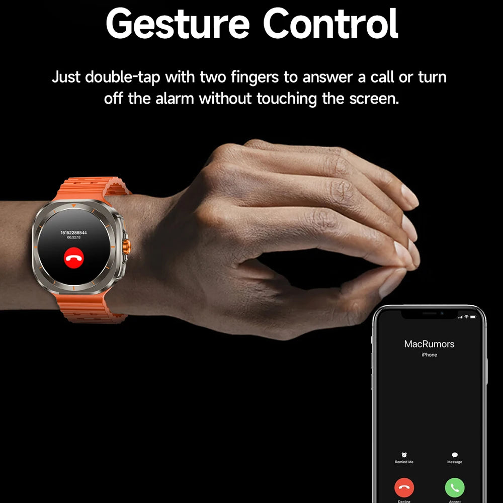 New Galaxy Watch 7 Ultra Smart Watch Men Health Monitoring Bluetooth Call 100+ Sports Mode IP68 Waterproof Smartwatch Women 2025