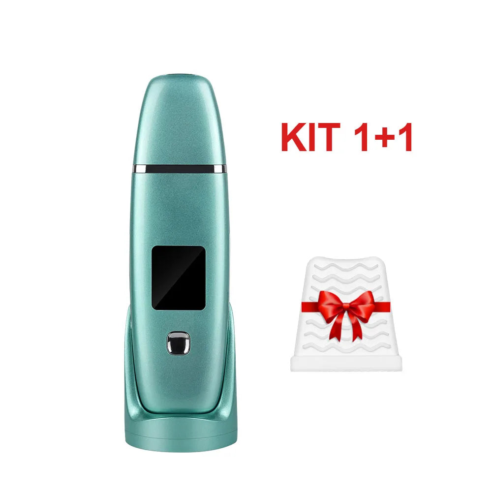 Ultrasonic Skin Scrubber Facial Spatula Blackhead Remover Deep Face Cleaning Lift Machine Peeling Shovel Pore Cleaner