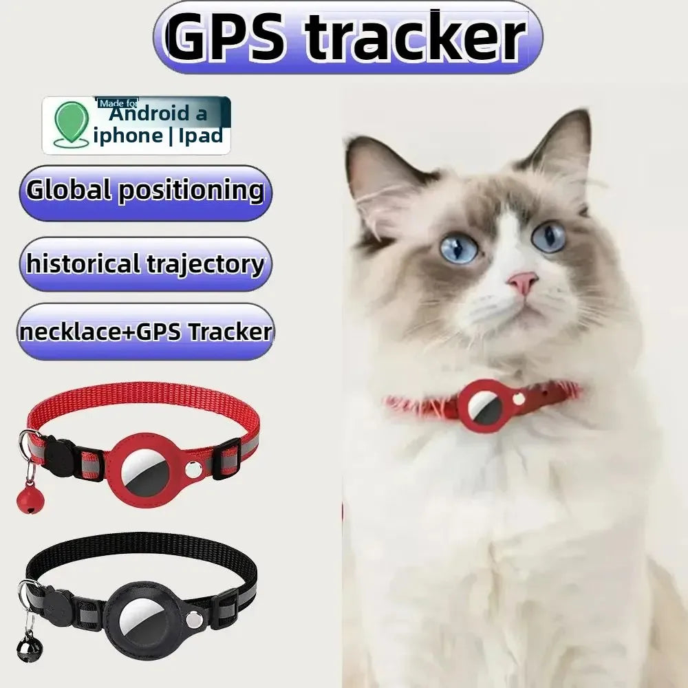 GPS Tracker for Dogs & Cats Worldwide Real-Time Tracking Collar Waterproof Anti-Lost Device , iOS/Android APP, Geo-Fence Alerts