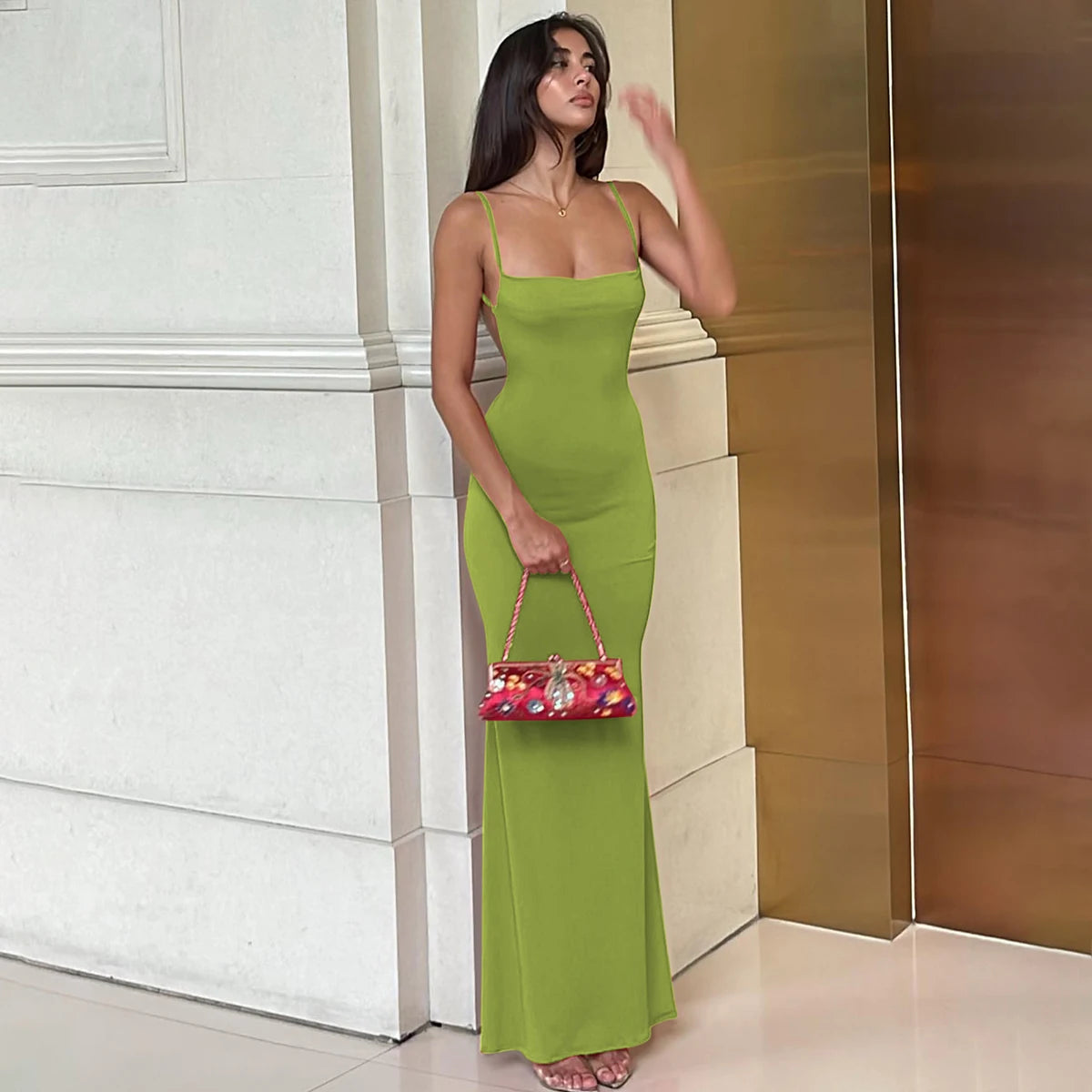 Dulzura Women Party Club Evening Streetwear Birthday Bodycon Long Dress 2025 Summer Clothes Wholesale Items For Business D321165