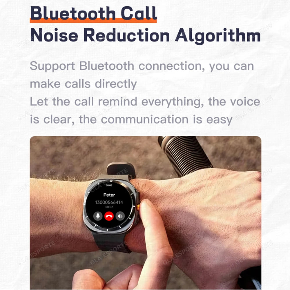 New GPS Watch 7 Ultra 49mm Smart Watch IP68 Waterproof Bluetooth Call Smartwatch for Men Women 1.52" Screen SpO2 Watches for Man