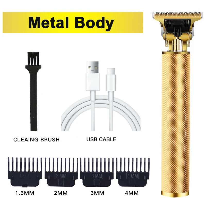 Electric Rechargeable Hair Shaver T9 Vintage Hair Cutting Machine Hair Trimmer Hair Clipper for Men Hair Clipper Beard Shave