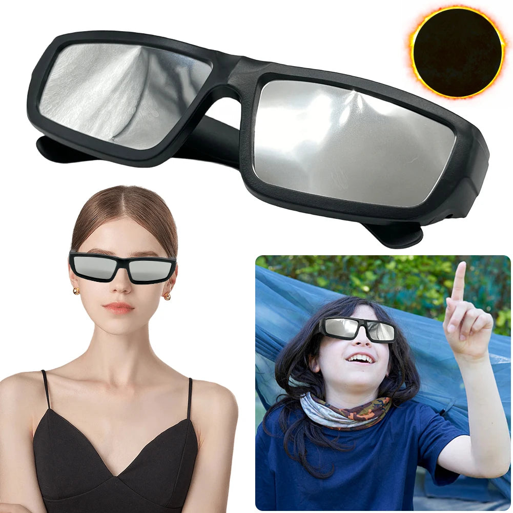 1/2/3/5Pcs Solar Eclipse Glasses ISO Certified Safe Shades Direct Sun Viewing Glasses Unisex Eyewear Sun Observation Sunglasses