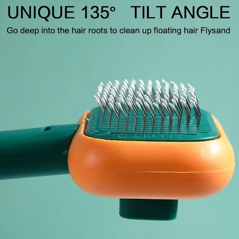JJYY Dog Hair Remover Brush Cat Dog Grooming Comb Long Hair Pet Cleaning Bath Brush