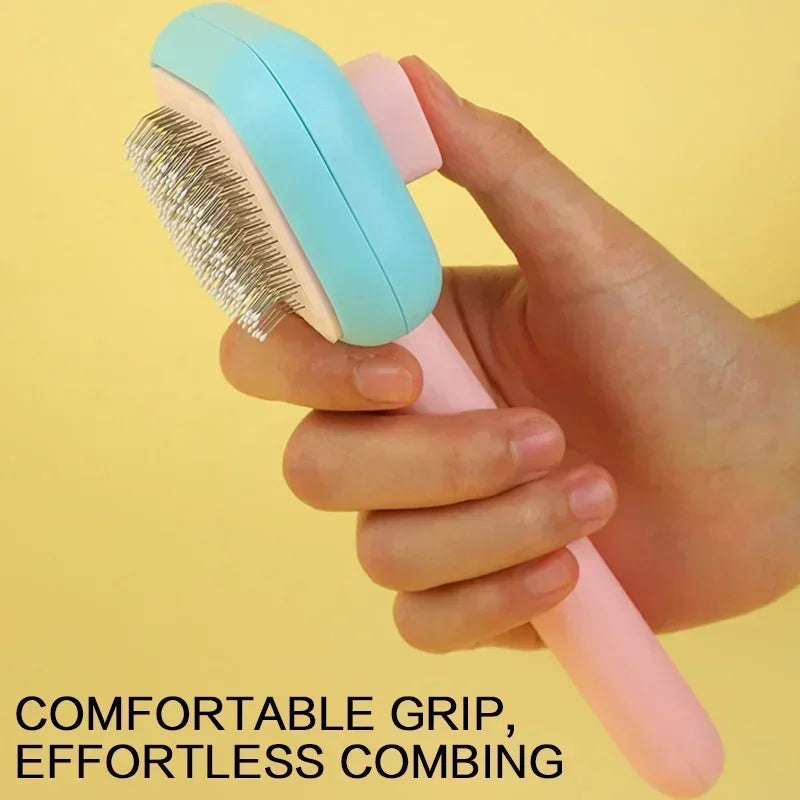 JJYY Dog Hair Remover Brush Cat Dog Grooming Comb Long Hair Pet Cleaning Bath Brush