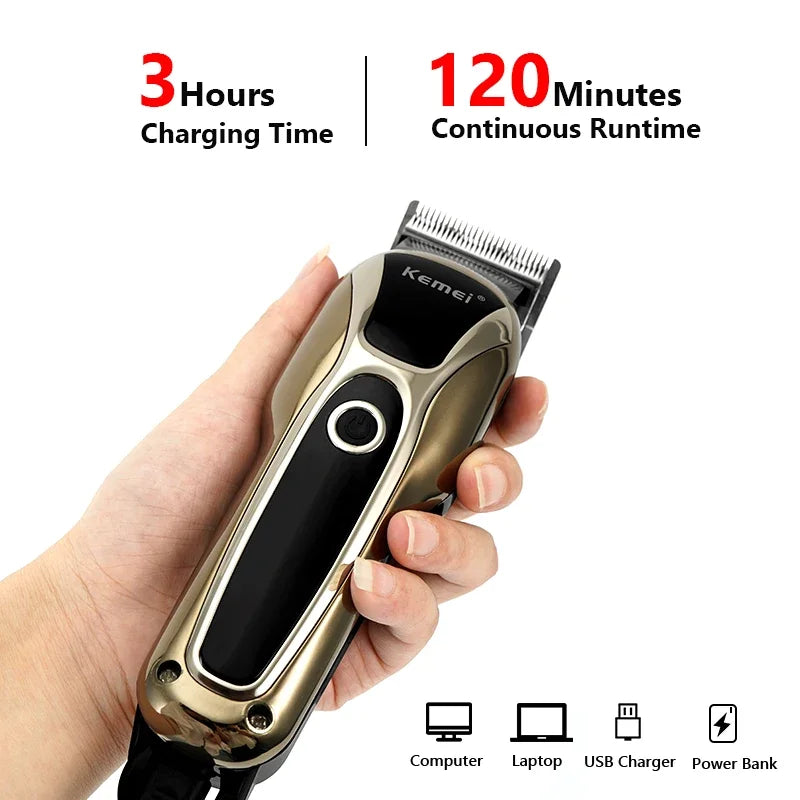2021 New Hair Trimmer Electric Hair Clipper Professional Shaver Beard Barber 0mm Men Hair Cutting Machine For Men Haircut Style