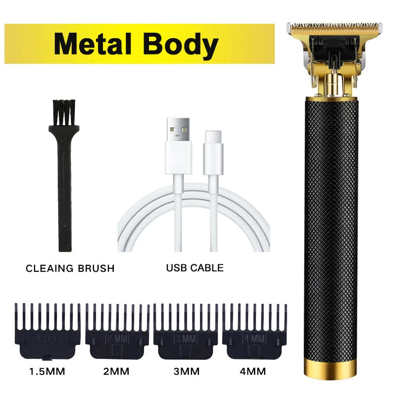 Electric Rechargeable Hair Shaver T9 Vintage Hair Cutting Machine Hair Trimmer Hair Clipper for Men Hair Clipper Beard Shave