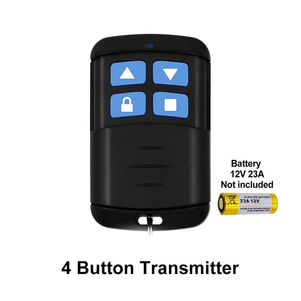 Rx Multi 433 a 900 Mhz RF Door Receiver Gate Garage Module 12V 24V 110V 220V 230V Controller for Fixed Rolling Code 433.92mhz
