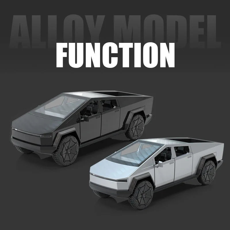 1:32 Cybertruck Pickup Alloy Car Model Diecasts Metal Toy Off-road Vehicles Car Model Simulation Collection Kids Gifts