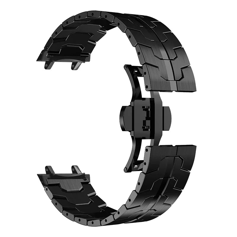 For Amazfit T-REX 3 Smart Watch Strap Metal Stainless Steel Adjustable Band Bracelet Luxurious Belt For Huami Amazfit t rex 3