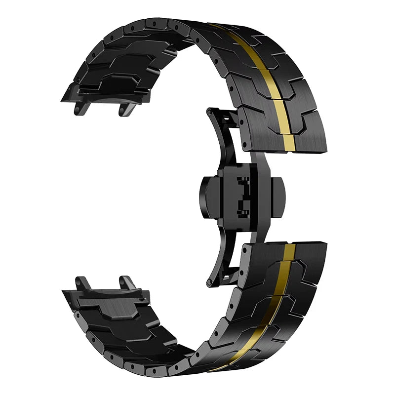 For Amazfit T-REX 3 Smart Watch Strap Metal Stainless Steel Adjustable Band Bracelet Luxurious Belt For Huami Amazfit t rex 3