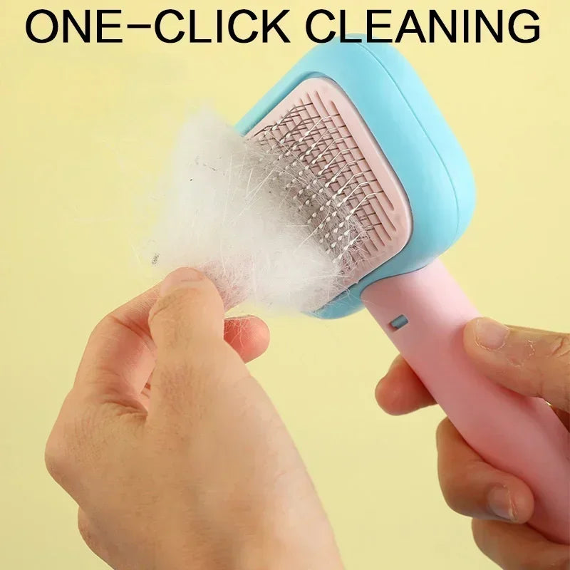 JJYY Dog Hair Remover Brush Cat Dog Grooming Comb Long Hair Pet Cleaning Bath Brush