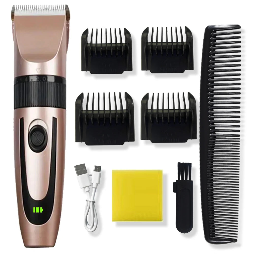 Electric Hair Trimmer Shaver Home Trimmers for Men Hair Clipper Professional Rechargeable Barber hair Cutting Machine
