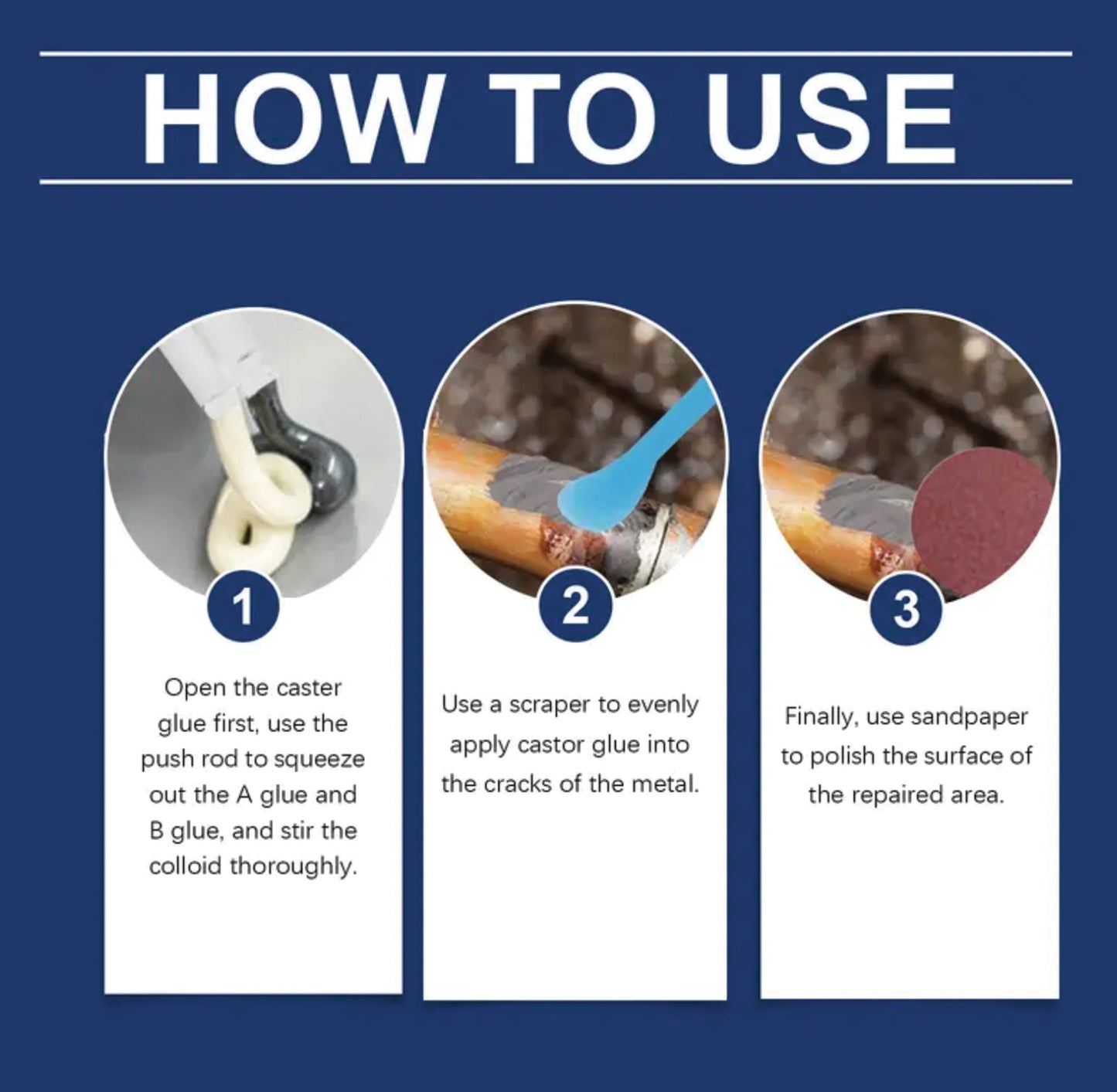 Magic Metal Welding Glue – Industrial Epoxy Resin Adhesive for Metal, Wood & More | Heat & Water Resistant Heavy-Duty Weld Repair Solution