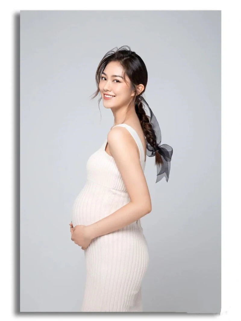 Maternity Dress for Women Pregnant Dresses Photography Casual Long Sleeve Solid Color Sexy Tight Jersey Dress Clothes Vestidos