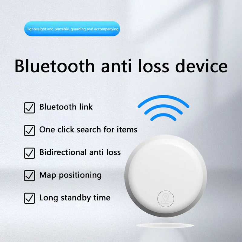Mini Smart Anti-Lost Tracker Reminder For Pets Kids Bag 5G Bluetooth5.0 GPS Device Air Tag Safe Finder Tracking Locator 2025