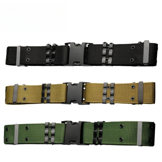 Multi Functional Fashionable DesignTactics Belt Men's Outdoor Training Outer Waist Belt Men Women Sports Wide Canvas Waist Belt