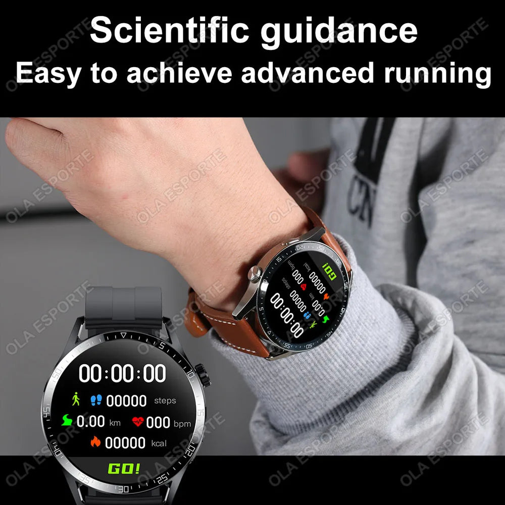 GT5 PRO Smart Watch Men Watch 5 Pro AMOLED HD Screen Bluetooth Call GPS Tracker NFC Heart Rate Waterproof SmartWatches 2024 New