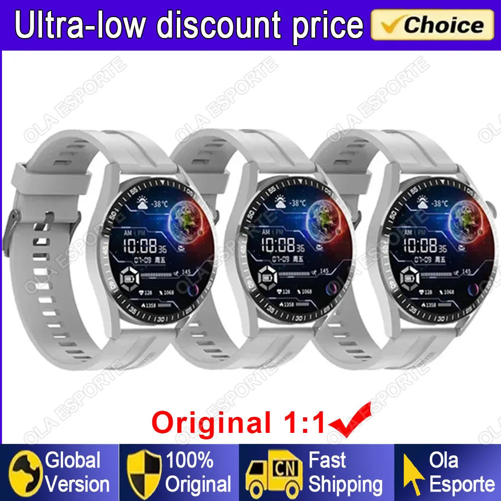 GT5 PRO Smart Watch Men Watch 5 Pro AMOLED HD Screen Bluetooth Call GPS Tracker NFC Heart Rate Waterproof SmartWatches 2024 New