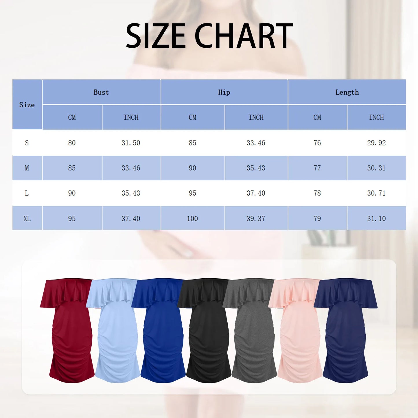 Pregnant Women Pregnancy Dress Fashion Short Sleeve Slash Neck Solid Ruffles Mama Dress Maternity Clothing Dresses