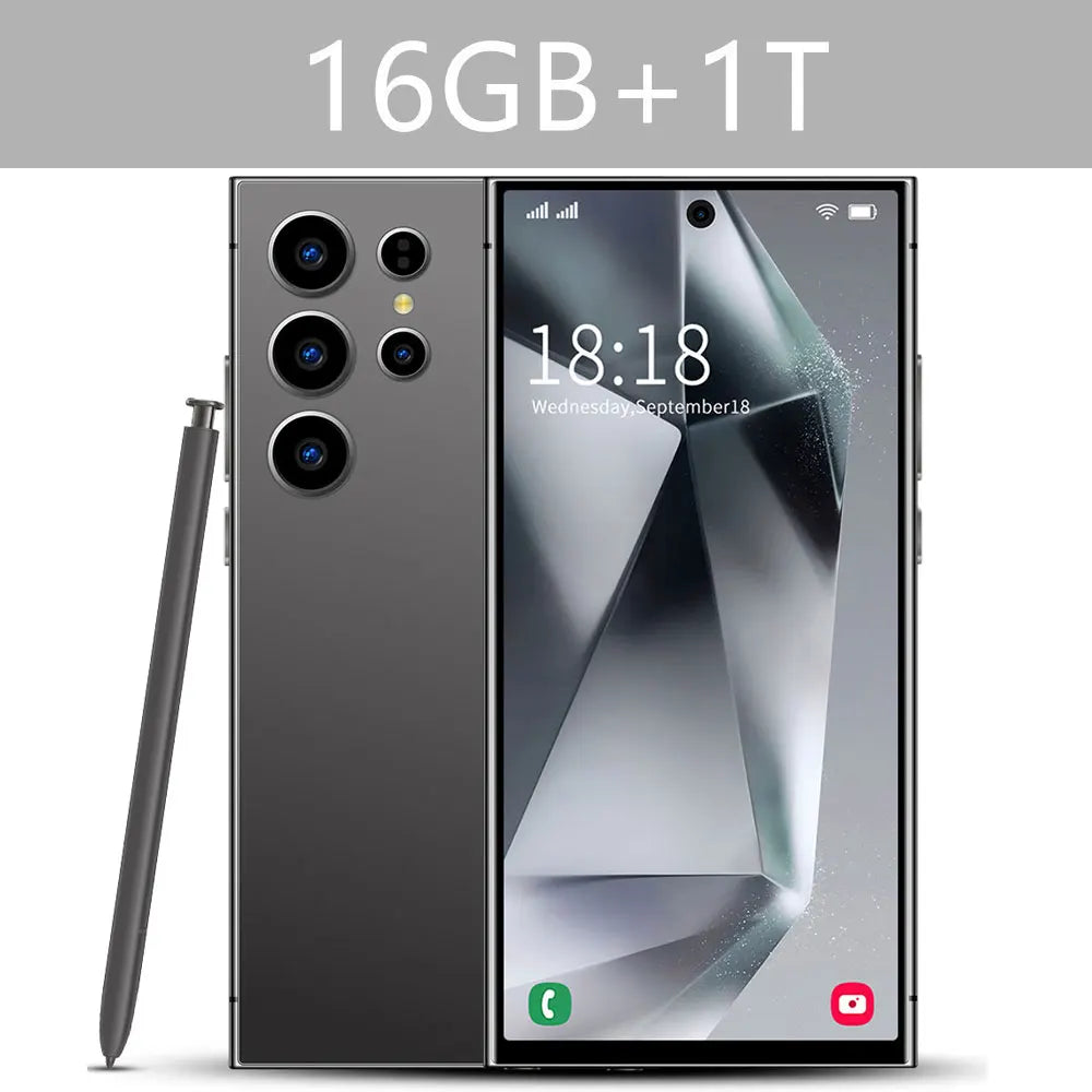 New S25 Ultra 7.3HD Original Global Version Mobile Phones 5G Smartphone Dual SIM Card Android 14 Cell Phone 7800mAh Cellphones