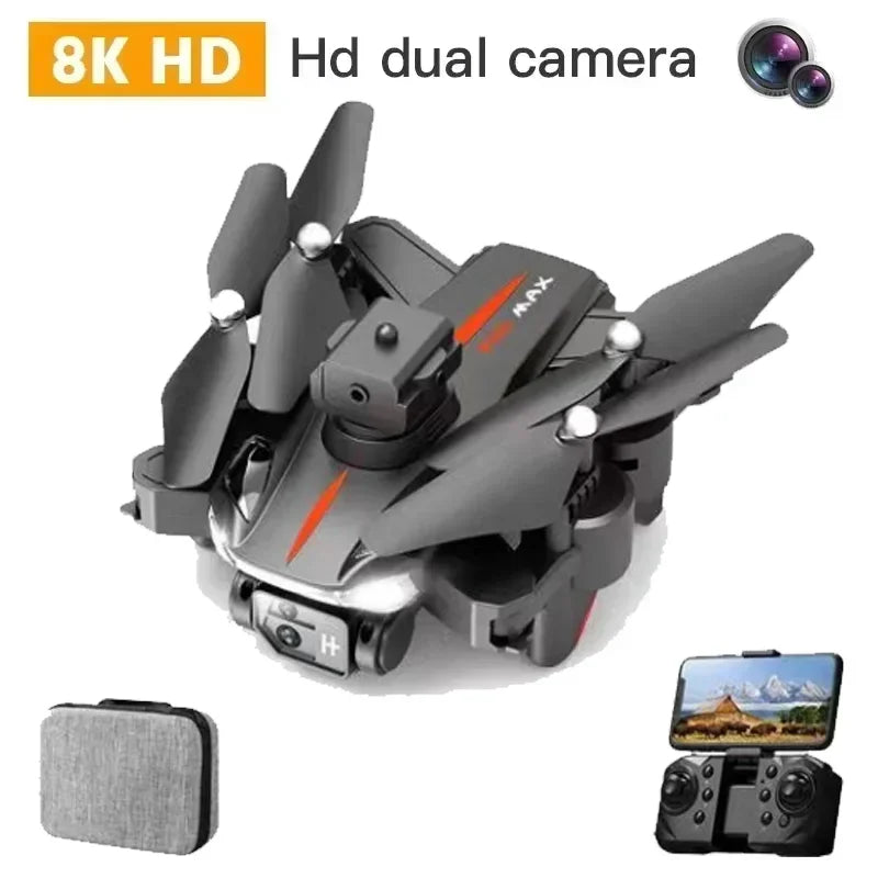 NEW P11 Pro Max 8K HD RC Drone 5G GPS Professional Dual-Camera Intelligent Obstacle Avoidance Electric Modulation Quadcopter Toy