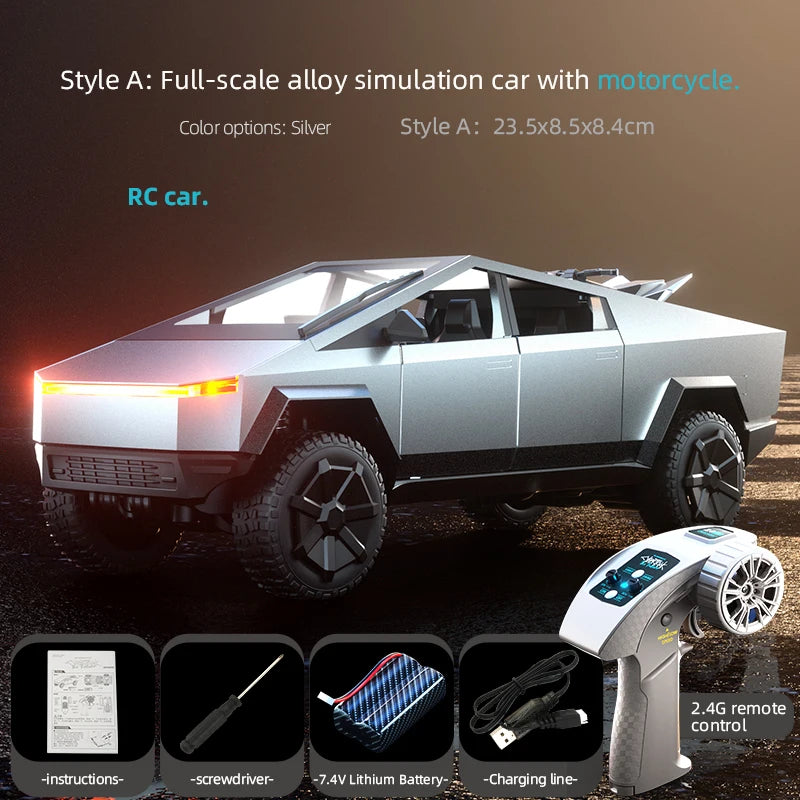 JJRC C8817 RC Car Alloy Rc Offroad Simulation Camping Equipment Pickup Truck Model Custom Kids Toys Boy Gifts