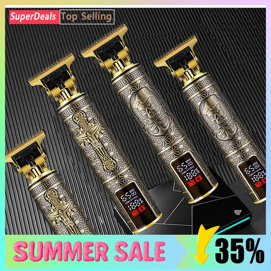 Hair Clipper Mower Professional  Barber Trimmer for Men Shaving Electric Shaver Hair Cutter Beard Clipper T9 Cutting Machine