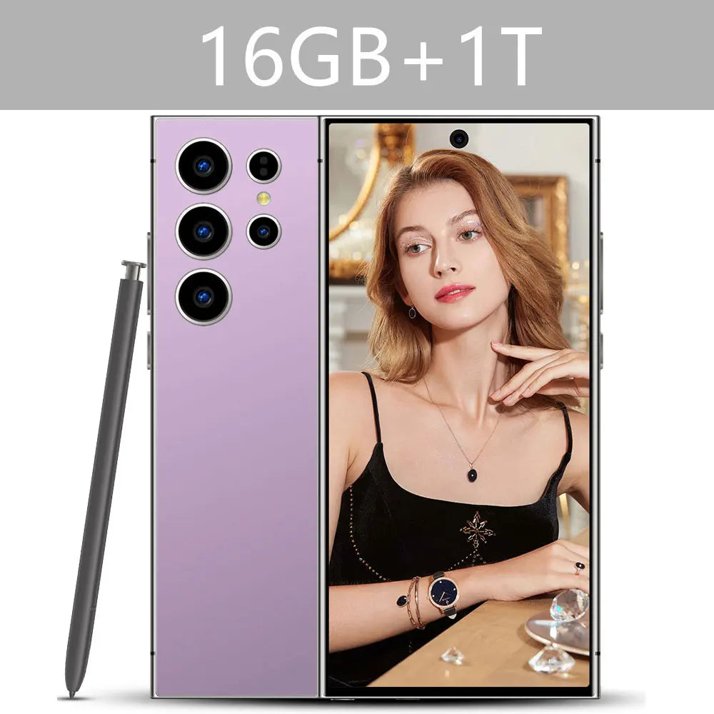 New S25 Ultra 7.3HD Original Global Version Mobile Phones 5G Smartphone Dual SIM Card Android 14 Cell Phone 7800mAh Cellphones