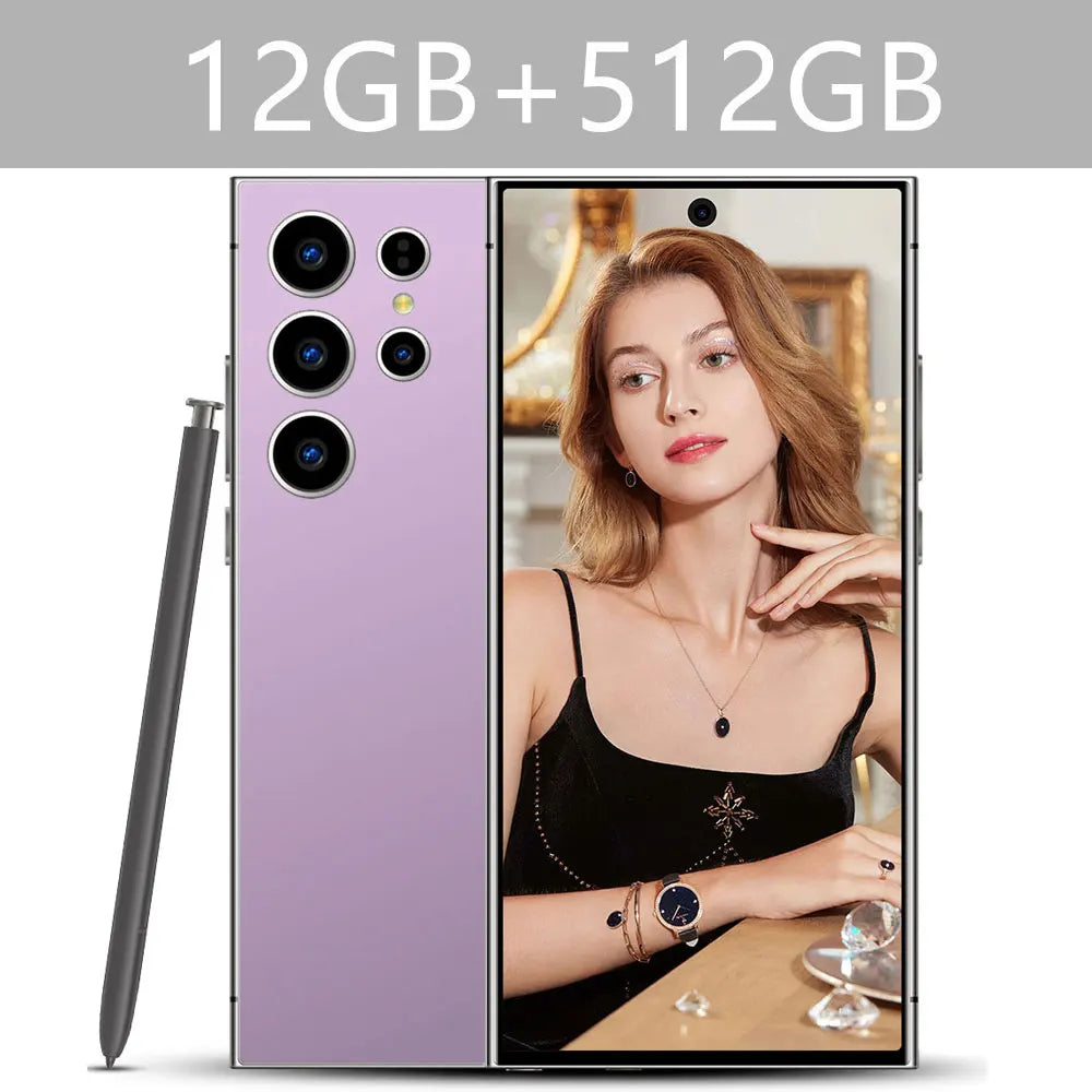 New S25 Ultra 7.3HD Original Global Version Mobile Phones 5G Smartphone Dual SIM Card Android 14 Cell Phone 7800mAh Cellphones