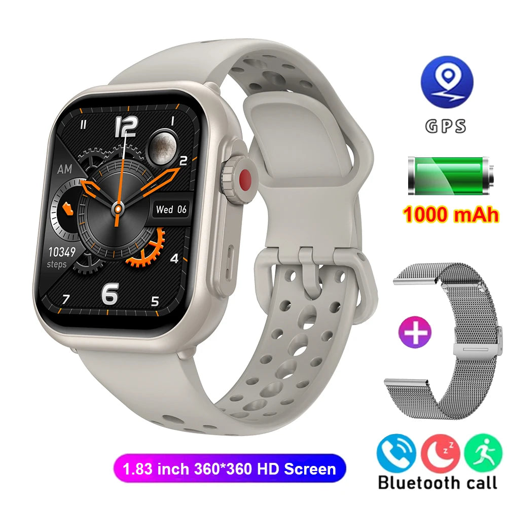Rugged Smart Watch 1000mAh Bluetooth Calls Men Women Smartwatches Sports Fitness Bracelet Custom Watch Face 2025 New For Xiaomi