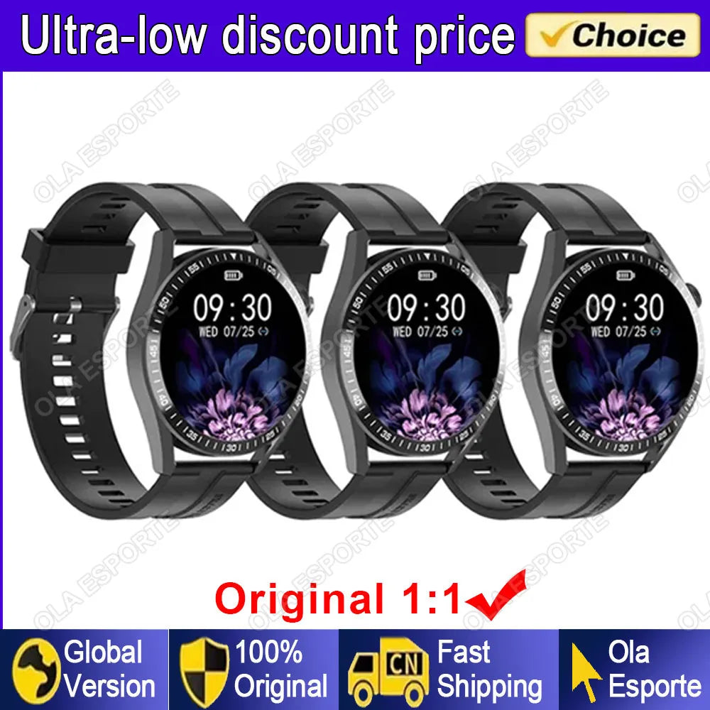 GT5 PRO Smart Watch Men Watch 5 Pro AMOLED HD Screen Bluetooth Call GPS Tracker NFC Heart Rate Waterproof SmartWatches 2024 New