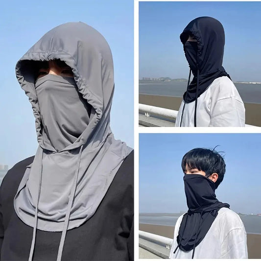 360 Degree Lightweight Cooling Hood Sun Protection Shroud Mask,  for Outdoor Activities, Fishing, Surfing, Swimming,