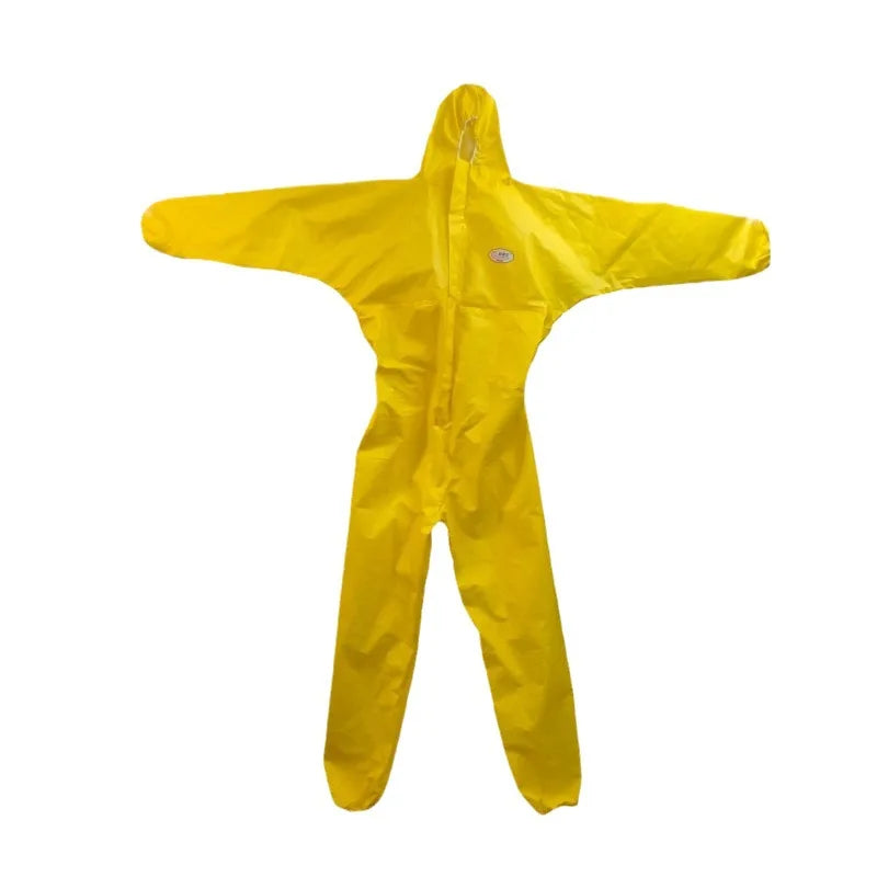 One-Piece Chemical Protective Coverall Hazardous Chemical Liquid Sulfuric Acid And Alkali Resistant Protection Work Clothing