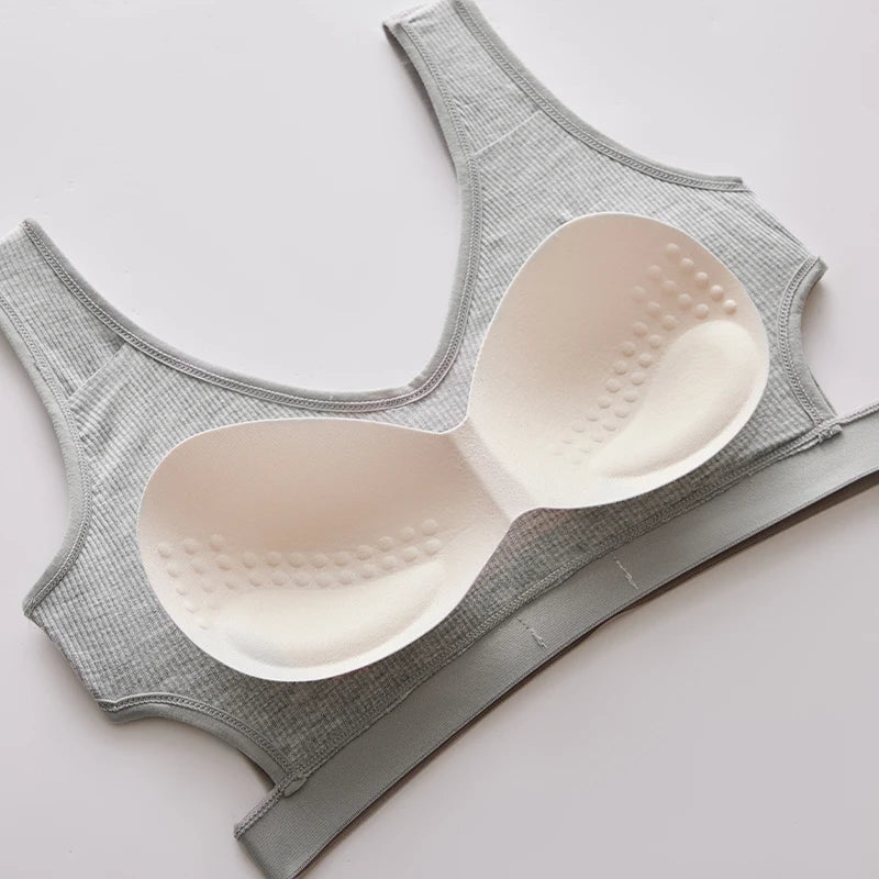 Ubau Sexy Bra Women Seamless Underwear Tops Hollow Sports Bras Breathable Push Up Lingerie Underwear Female Fitness Bras