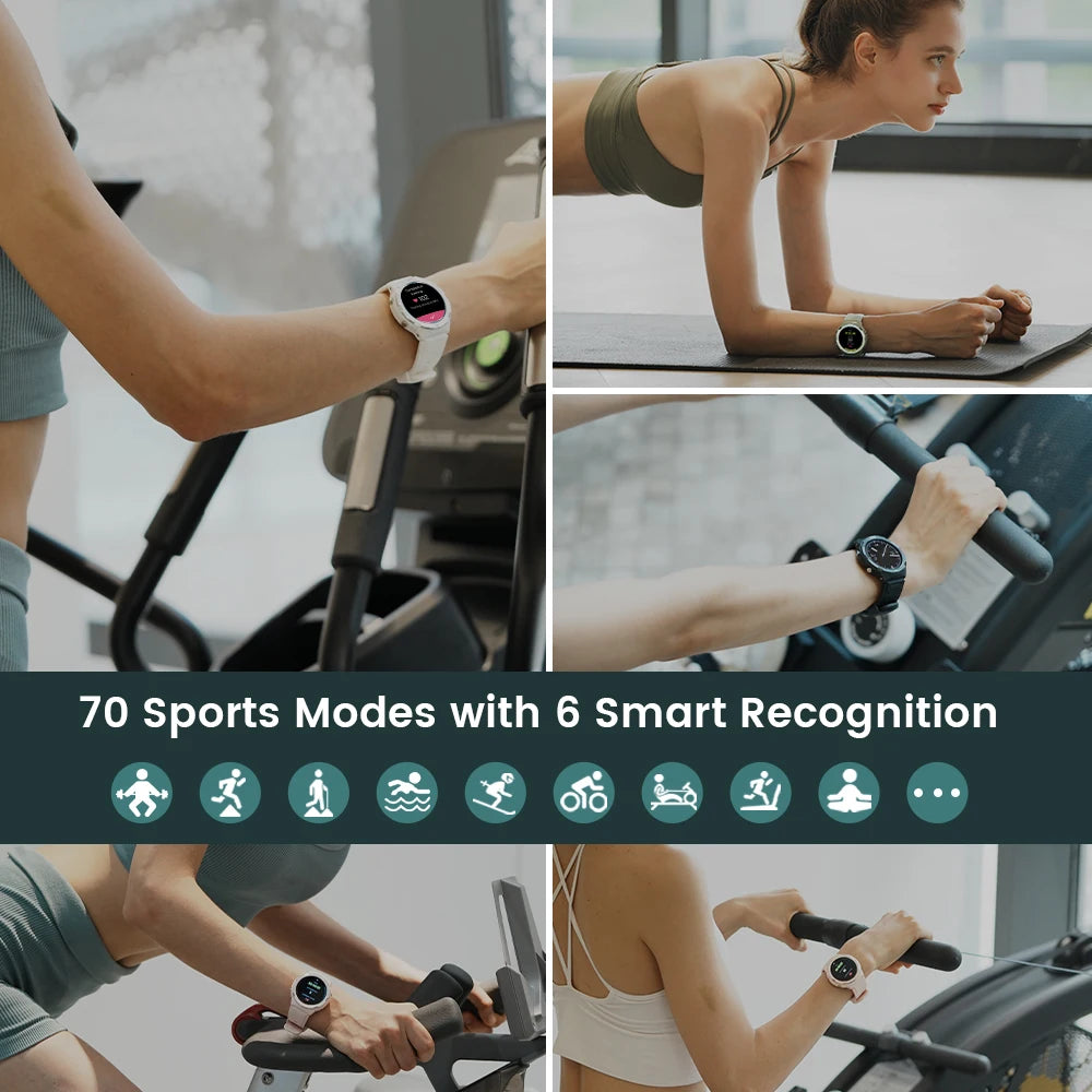 2025 KOSPET TANK S1 Smartwatch Women AMOLED AOD 5ATM Waterproof Smartwatches Bluetooth Call Fitness Tracker Ultra Smart Watch