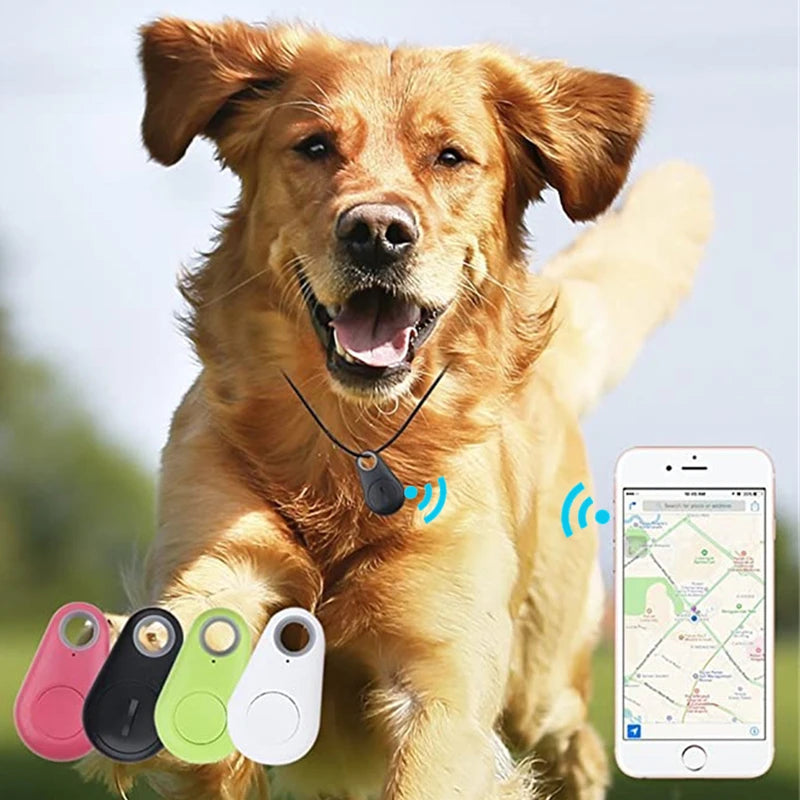 Pet Smart GPS Tracker Mini Anti-Lost Bluetooth Locator Tracer for Dog Cat Kids Car Wallet Key Finder Pet Collar Dog Accessories