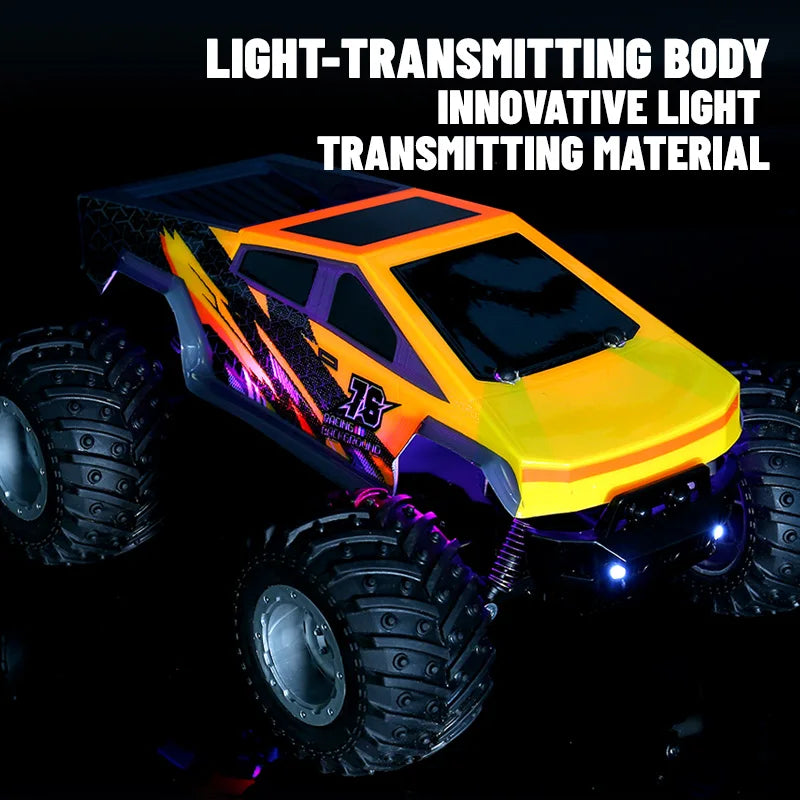 JJRC Q208 Rc Car Cybertruck Pickup Off-Road RC Vehicle Model Remote Control Car RC Racing Charging Truck Car Toy Gift for Kids