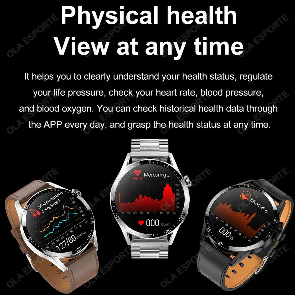 GT5 PRO Smart Watch Men Watch 5 Pro AMOLED HD Screen Bluetooth Call GPS Tracker NFC Heart Rate Waterproof SmartWatches 2024 New