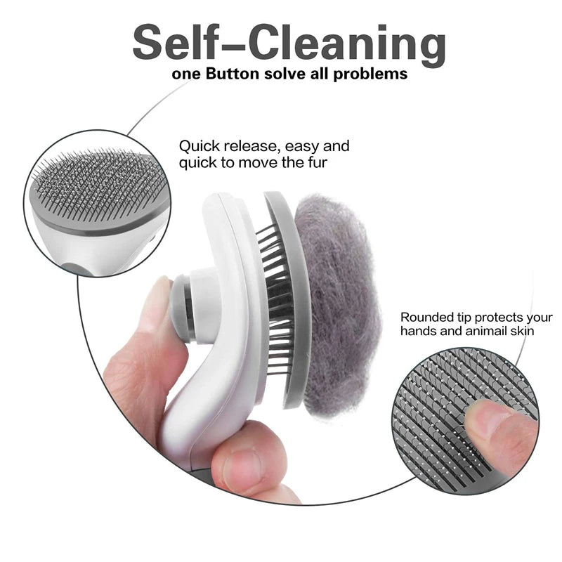 Next Level with this High-Quality Pet Comb - Enhance Your Pets Appearance with Effortless Style and Precision - Enjoy a Smooth
