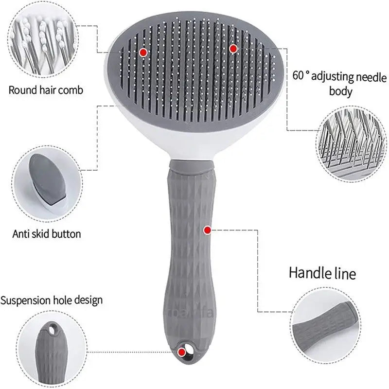 Next Level with this High-Quality Pet Comb - Enhance Your Pets Appearance with Effortless Style and Precision - Enjoy a Smooth