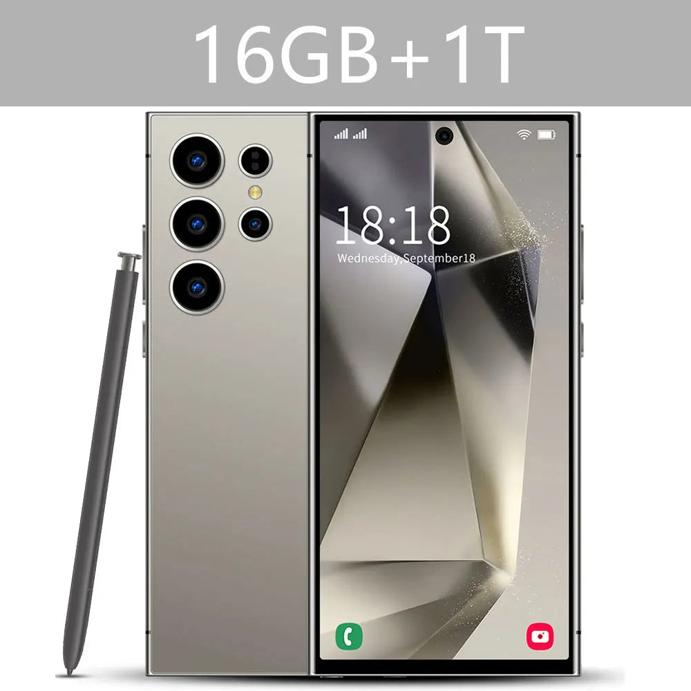 New S25 Ultra 7.3HD Original Global Version Mobile Phones 5G Smartphone Dual SIM Card Android 14 Cell Phone 7800mAh Cellphones