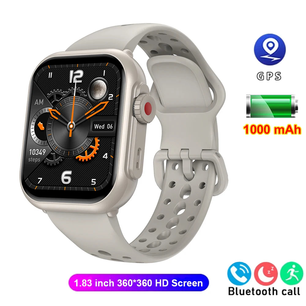 Rugged Smart Watch 1000mAh Bluetooth Calls Men Women Smartwatches Sports Fitness Bracelet Custom Watch Face 2025 New For Xiaomi