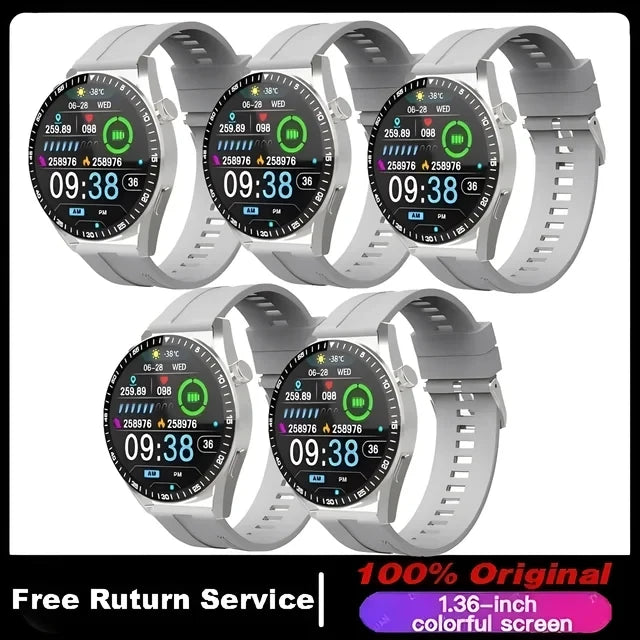 For HUAWEI Smart Watch Men 360*360 Screen Heart rate Music Player Bluetooth Call Waterproof Man Smartwatch For Android IOS 2024